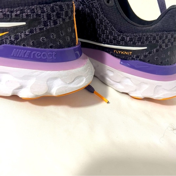 Women’s Nike React Infinity Run Flyknit 3 "Cave Purple" Sneakers Sz 7.5 Running - Picture 4 of 12
